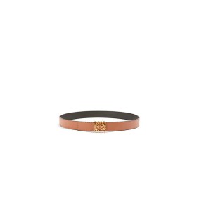 Loewe Reversible Anagram Belt In Smooth Calfskin 28Mm Loewe Reversible Anagram Belt In Smooth Calfskin 28Mm
