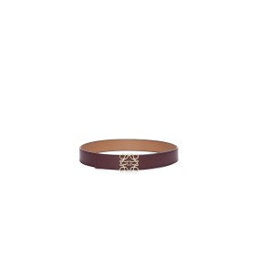 Loewe Reversible Anagram Belt In Smooth Calfskin 28Mm