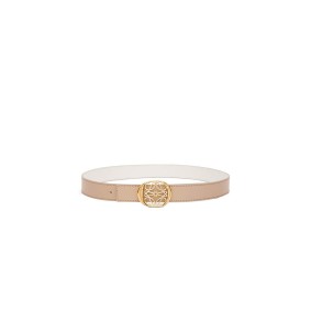 Loewe Reversible Anagram Ellipse Belt In Smooth Calfskin 28Mm