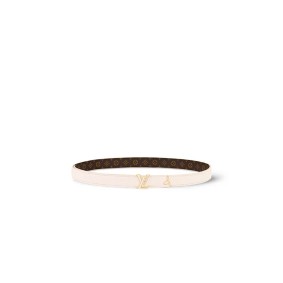 Pretty Louis Vuitton Enamel 20Mm Reversible Belt
