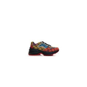 Gucci Multicolor Gg Supreme Rhyton Sneaker