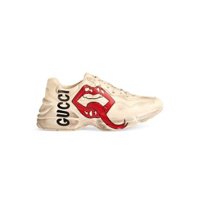 Gucci Rhyton Sneaker With Mouth Print