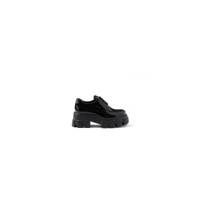 Prada Monolith Patent Leather Lace-Up Shoes Prada Monolith Patent Leather Lace-Up Shoes
