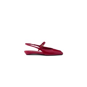 Prada Patent Leather Slingback Ballerinas